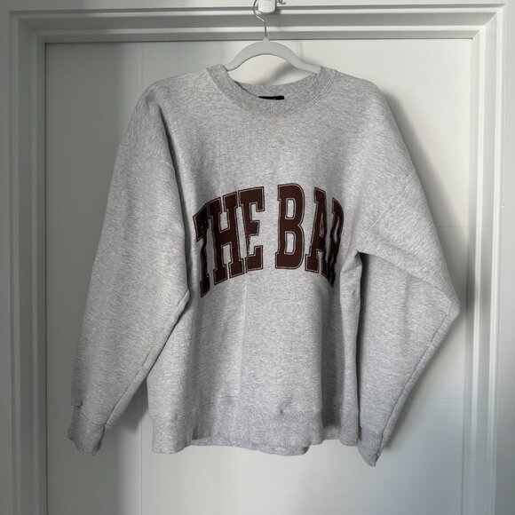 THE BAR • Crewneck x2 (White/Red & Grey/Brown) - Picture 3 of 13
